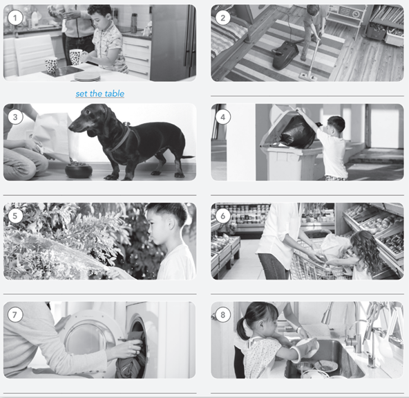 1.1 Vocabulary - Unit 1. Family chores - SBT Tiếng Anh 10 English Discovery 1 1