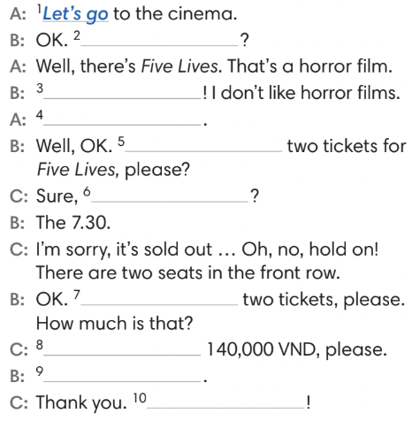 1.6 - Unit 1. Cultural interests - SBT Tiếng Anh 7 English Discovery 3 1