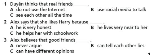1f. Reading - Unit 1. My world - SBT Tiếng Anh 7 Right on! 2 1