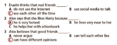 1f. Reading - Unit 1. My world - SBT Tiếng Anh 7 Right on! 2 2