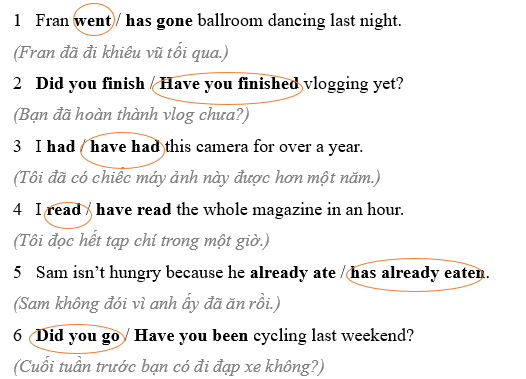 2B. Grammar - Unit 2. Leisure time - SBT Tiếng Anh 11 Friends Global 0 1