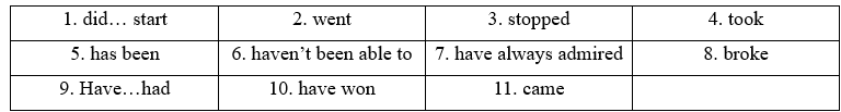 2B. Grammar - Unit 2. Leisure time - SBT Tiếng Anh 11 Friends Global 4 1