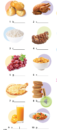 2c. Vocabulary - Unit 2. Fit for life - SBT Tiếng Anh 7 Right on! 0 1