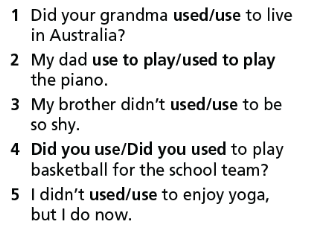 2e. Grammar - Unit 2. Fit for life - SBT Tiếng Anh 7 Right on! 0 1