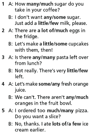 2e. Grammar - Unit 2. Fit for life - SBT Tiếng Anh 7 Right on! 3 1