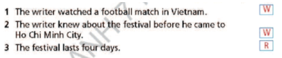 2f. Reading - Unit 2. Fit for life - SBT Tiếng Anh 7 Right on! 0 3
