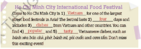 2f. Reading - Unit 2. Fit for life - SBT Tiếng Anh 7 Right on! 1 2