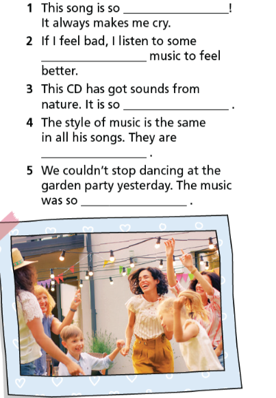 3c. Vocabulary - Unit 3. Arts & Music - SBT Tiếng Anh 7 Right on! 3 1