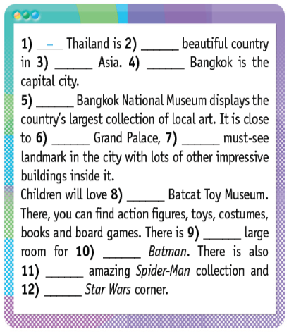 3e. Grammar - Unit 3. Arts & Music - SBT Tiếng Anh 7 Right on! 4 1