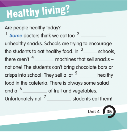 4.2 - Unit 4. Health and fitness - SBT Tiếng Anh 7 English Discovery 4 1