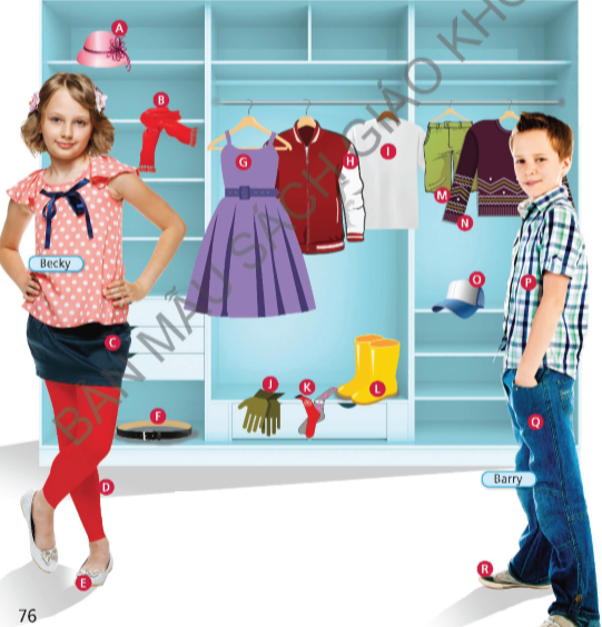 4c. Vocabulary - Unit 4 - Tiếng Anh 6 - Right on! 0 1