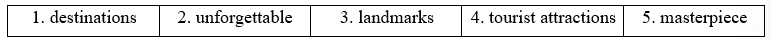 5.1. Vocabulary - Unit 5. Heritages site - SBT Tiếng Anh 11 English Discovery 3 1
