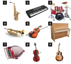 5.1. Vocabulary - Unit 5. The music of life - SBT Tiếng Anh 6 – English Discovery (Cánh Buồm) 0 1