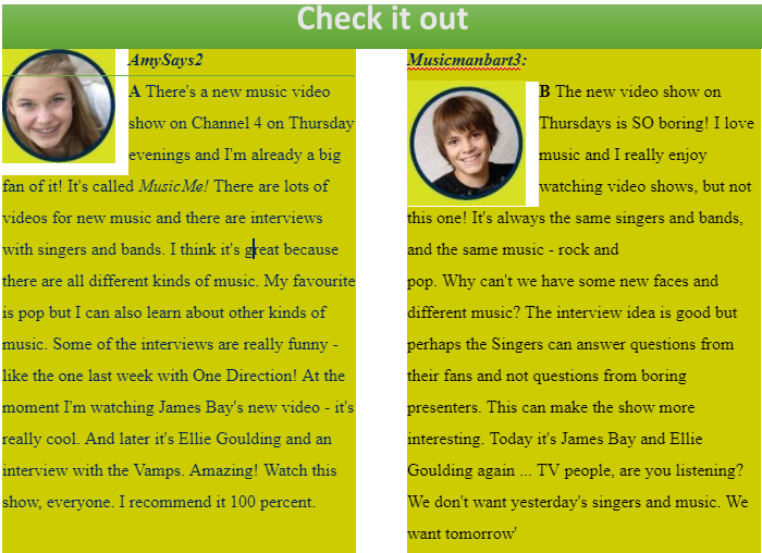 5.3. Reading and Vocabulary - Unit 5. The music of life - SBT Tiếng Anh 6 – English Discovery (Cánh Buồm) 3 1