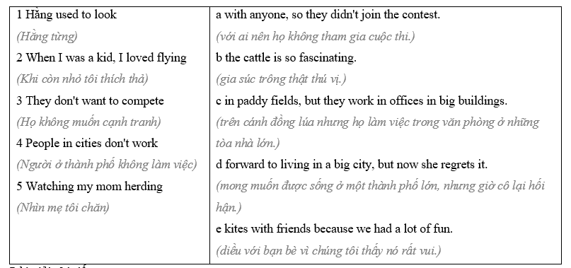 5.8 - Unit 5. Life in the countryside - SBT Tiếng Anh 8 English Discovery 0 1