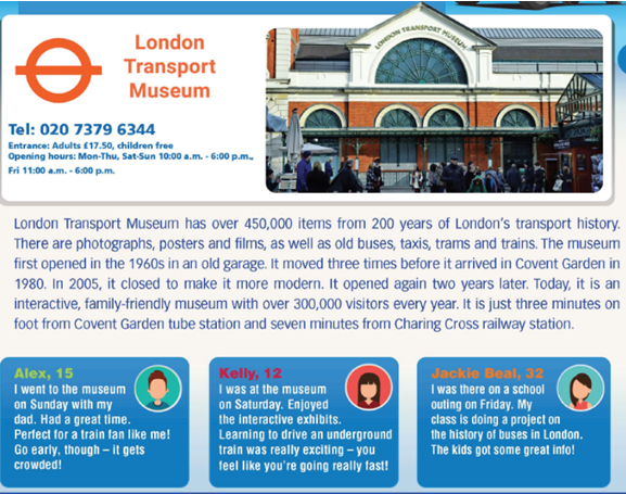 5a. Reading - Unit 5. London was great – Tiếng Anh 6 – Right on! 0 1