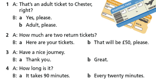 5d. Everyday English - Unit 5. Travel and Transportation - SBT Tiếng Anh 7 Right on! 1 1