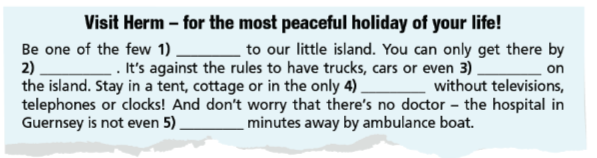 5f. Reading - Unit 5. Travel And Transportation - SBT Tiếng Anh 7 Right on! 1 1