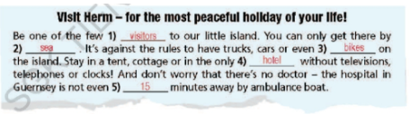 5f. Reading - Unit 5. Travel And Transportation - SBT Tiếng Anh 7 Right on! 1 2