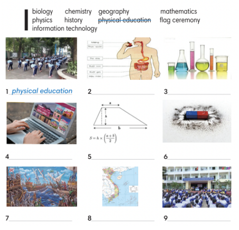 6.1 - Unit 6. Schools - SBT Tiếng Anh 7 English Discovery 0 1
