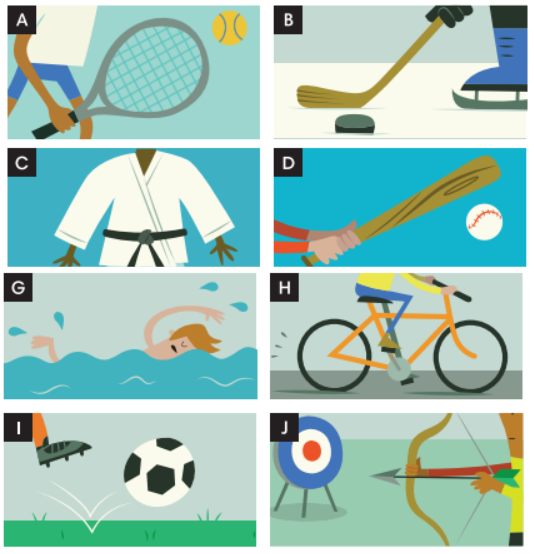 6.1. Vocabulary - Unit 6. A question of sport - SBT Tiếng Anh 6 - English Discovery (Cánh Buồm) 0 1