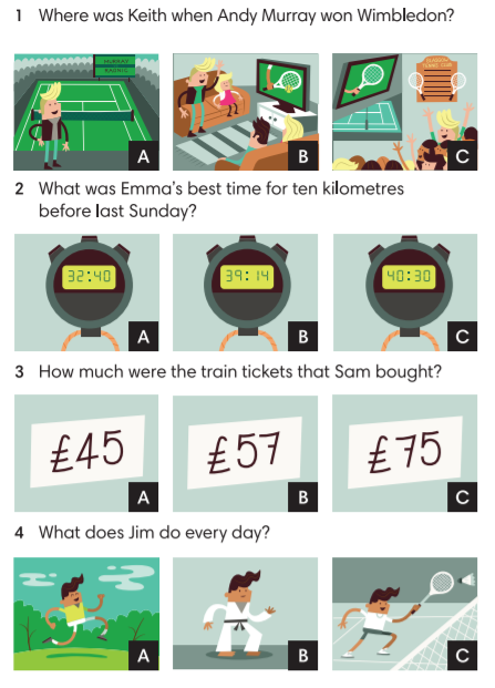 6.5. Listening and Vocabulary - Unit 6. A question of sport - SBT Tiếng Anh 6 - English Discovery (Cánh Buồm) 3 1