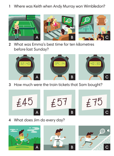 6.5 Listening and Vocabulary - Unit 6. A question of sport – Tiếng Anh 6 – English Discovery 2 1