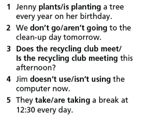 6b. Grammar - Unit 6. Be Green - SBT Tiếng Anh 7 Right on! 0 1