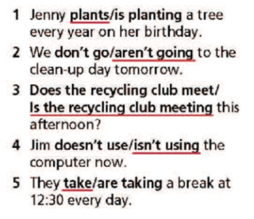 6b. Grammar - Unit 6. Be Green - SBT Tiếng Anh 7 Right on! 0 4