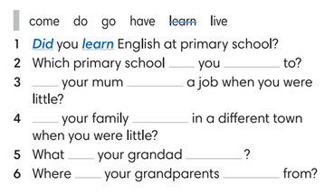 7.4 Grammar – Unit 7. The time machine – Tiếng Anh 6 – English Discovery 4 1
