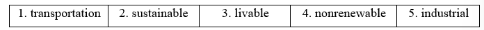 8.1. Vocabulary - Unit 8. Cities of the future - SBT Tiếng Anh 11 English Discovery 3 1