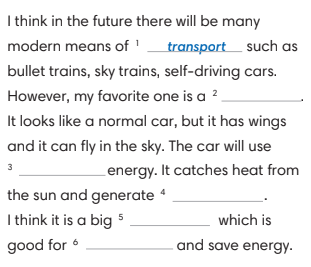 9.1 - Unit 9. Future transport - SBT Tiếng Anh 7 English Discovery 3 2