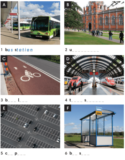 9.1. Vocabulary - Unit 9. Getting around - SBT Tiếng Anh 6 – English Discovery (Cánh Buồm) 1 1