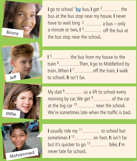 9.1 Vocabulary - Unit 9. Getting around – Tiếng Anh 6 – English Discovery 3 1