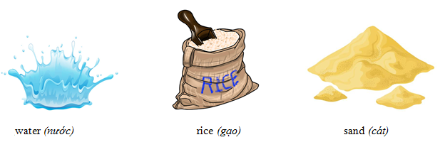 Danh từ số ít, số nhiều, đếm được, không đếm được - Luyện thi Starters theo chủ đề ngữ pháp 1