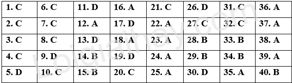 Đề tham khảo thi THPT môn Anh - Đề số 4 (hay, chi tiết) 1 1