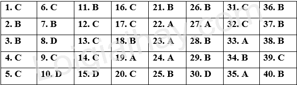 Đề tham khảo thi THPT môn Anh - Đề số 7 (hay, chi tiết) 1 1