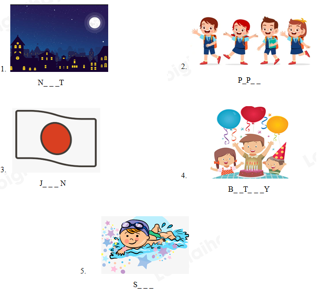 Đề thi giữa kì 1 Tiếng Anh 4 - Đề số 1 0 2