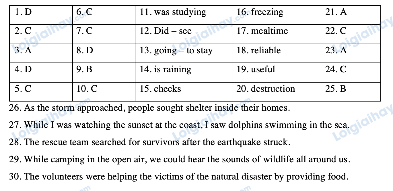 Đề thi giữa kì 1 Tiếng Anh 8 English Discovery - Đề số 3 1 1