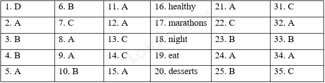 Đề thi giữa kì 2 Tiếng Anh 6 Friends Plus - Đề số 5 1 1