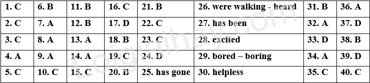 Đề thi học kì 1 Tiếng Anh 10 Global Success - Đề số 1 1 1