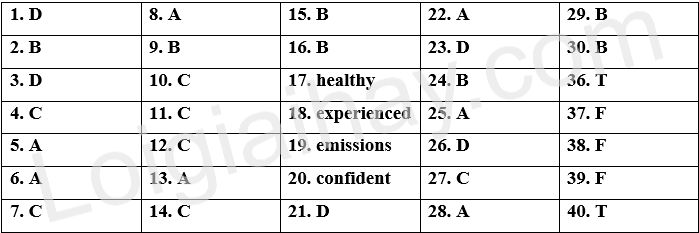 Đề thi học kì 1 Tiếng Anh 11 English Discovery - Đề số 6 1 1