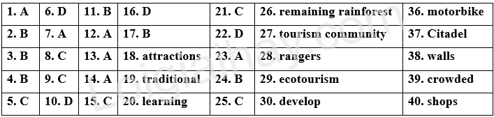 Đề thi học kì 1 Tiếng Anh 11 Global Success - Đề số 8 1 1