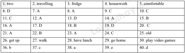 Đề thi học kì 1 Tiếng Anh 6 Right on! - Đề số 1 1 1