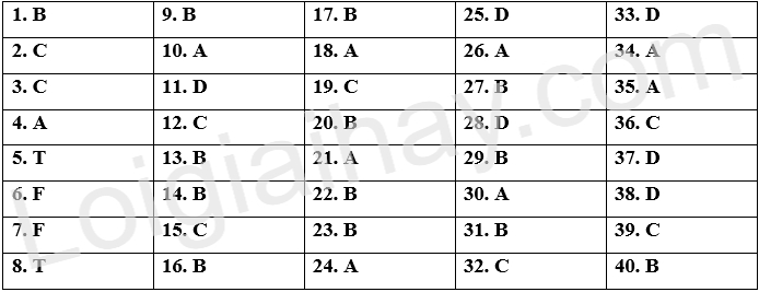 Đề thi học kì 1 Tiếng Anh 9 Right on! - Đề số 3 1 1