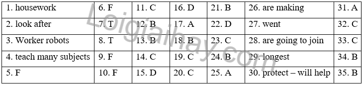 Đề thi học kì 2 Tiếng Anh 6 Global Success - Đề số 4 1 1