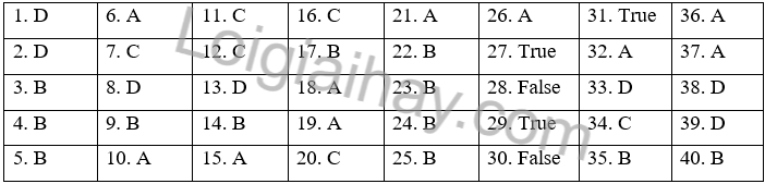 Đề thi học kì 2 Tiếng Anh 6 iLearn Smart World - Đề số 4 1 1