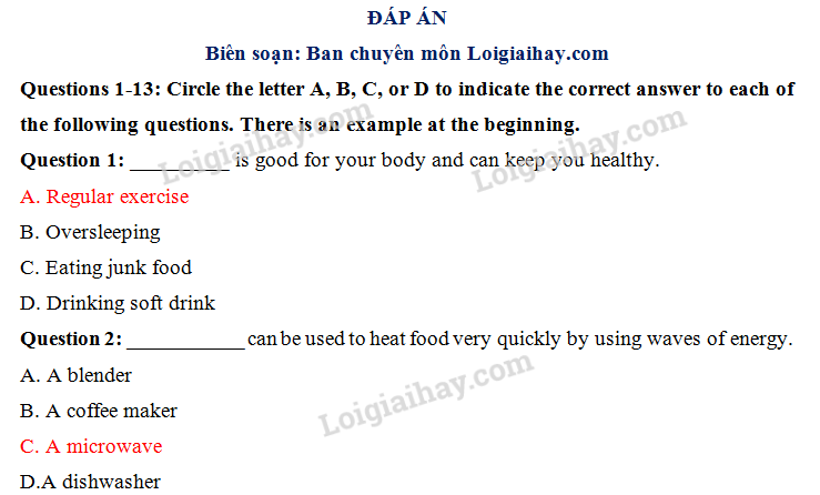 Đề thi vào lớp 6 môn Tiếng Anh trường Nguyễn Tất Thành năm 2018 1 1