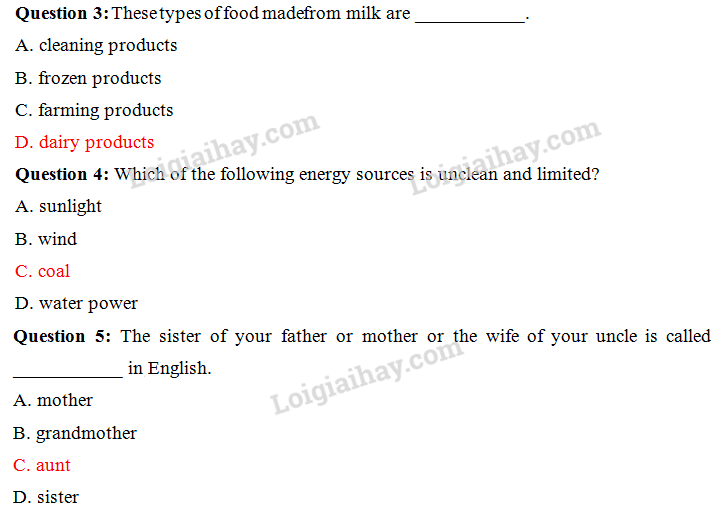 Đề thi vào lớp 6 môn Tiếng Anh trường Nguyễn Tất Thành năm 2018 1 2
