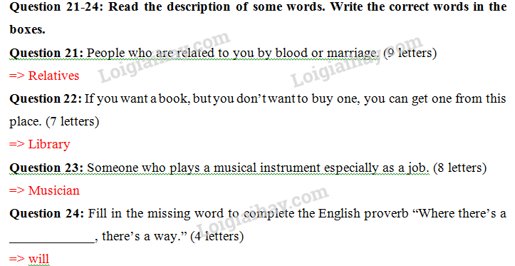 Đề thi vào lớp 6 môn Tiếng Anh trường Nguyễn Tất Thành năm 2018 1 10